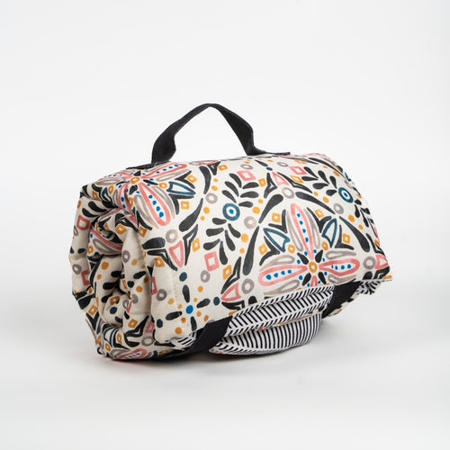 Audrey Roll Up Double‑Sided Dog Training Mat & Bed