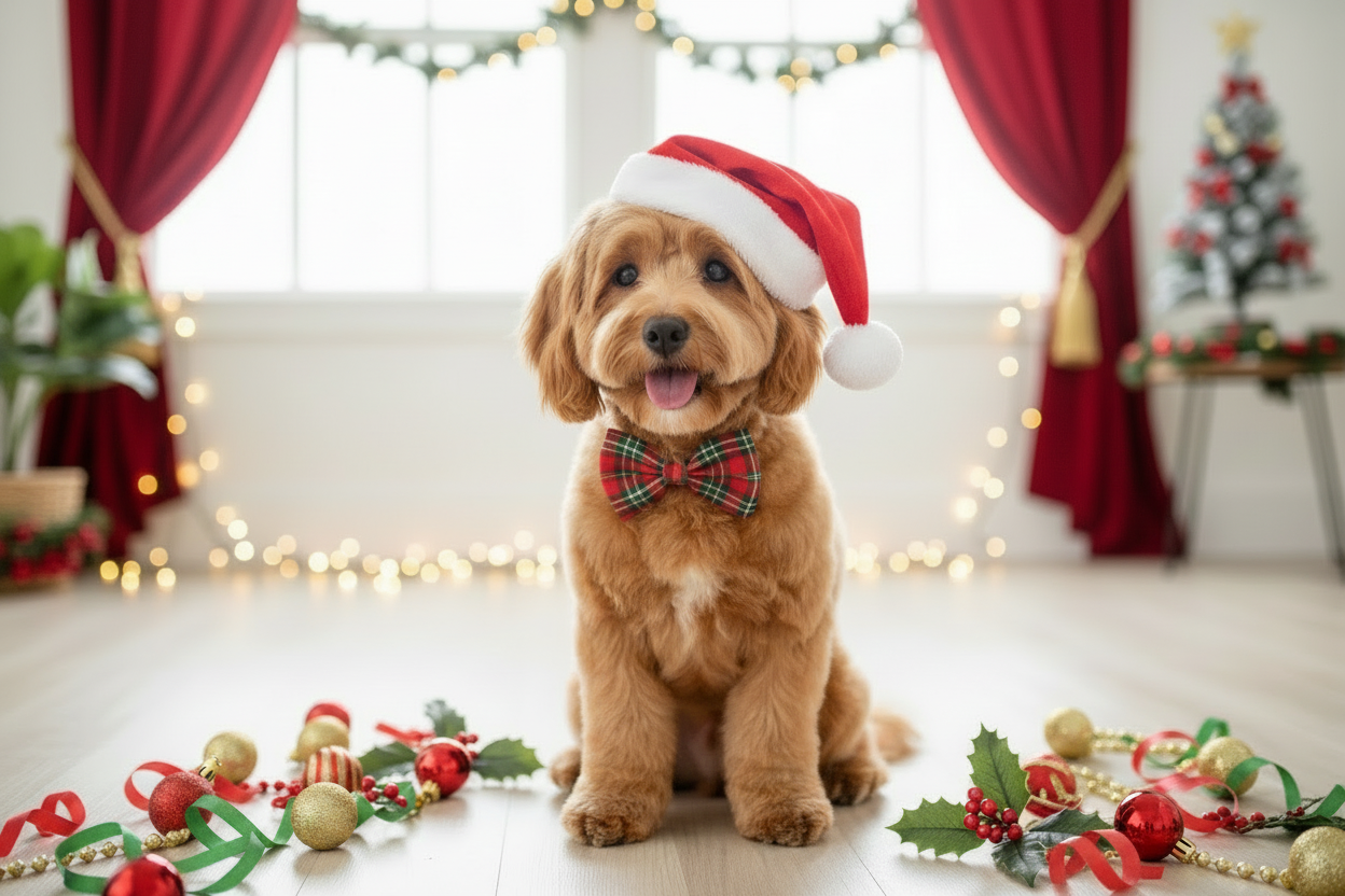 Christmas puppy and our puppy Stay and Train program