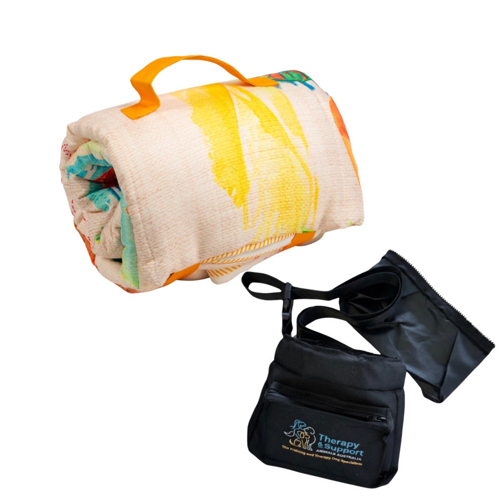 Fire Dog Training Bundle — TASAA Training Mat & Signature Treat Pouch